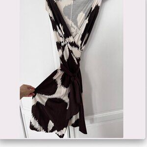 Diane Von Furstenberg Caledonia Silk Wrap Dress